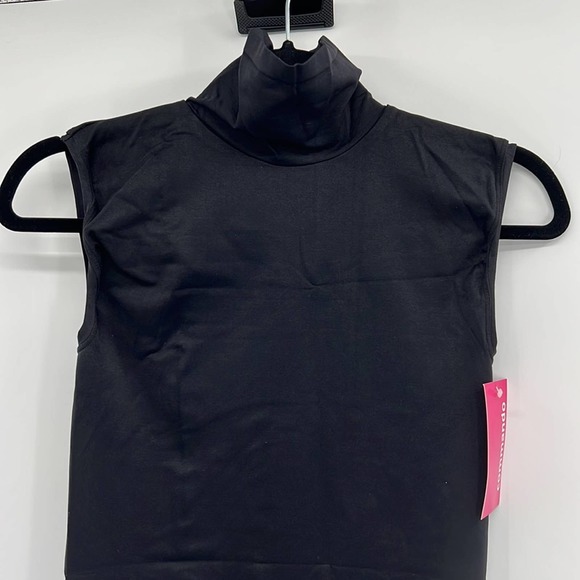 New! Commando Butter Tee Sleeveless Turtleneck - Black - L/XL - Picture 4 of 9